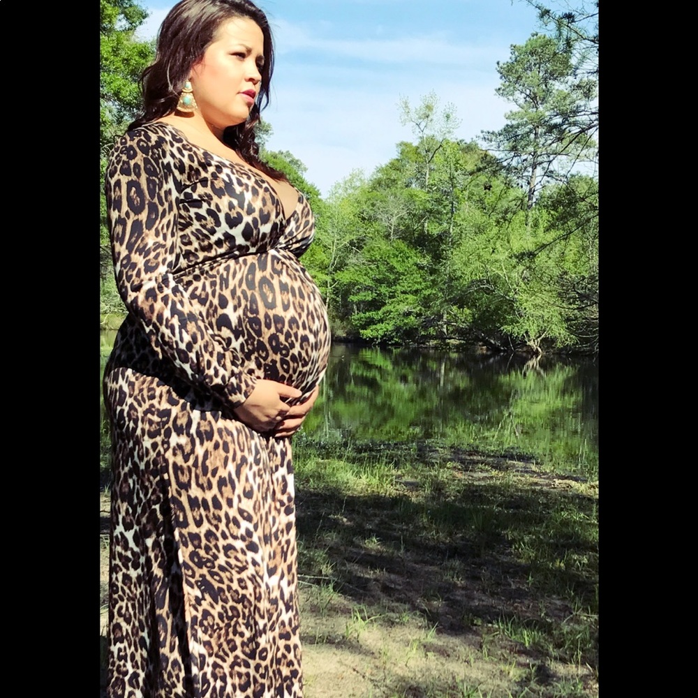 Leopard print dress